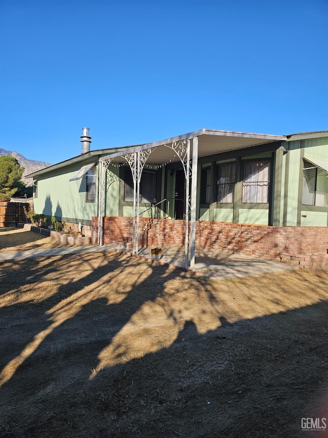 view of rear view of house