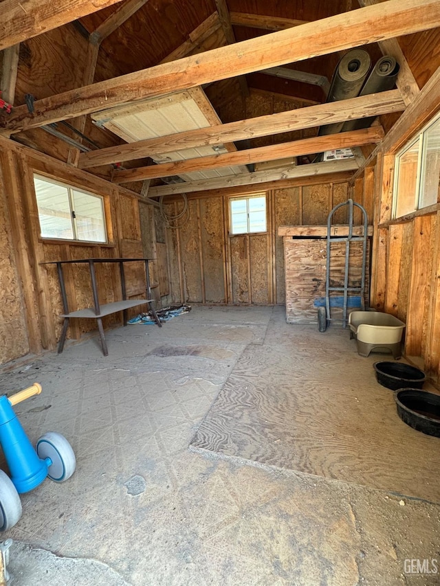 view of storage room