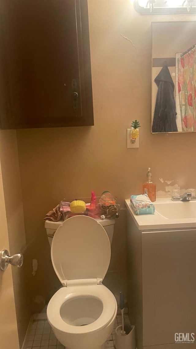 8300 Lexington Ave, Bakersfield, CA 93306 - bathroom featuring tile patterned flooring and vanity