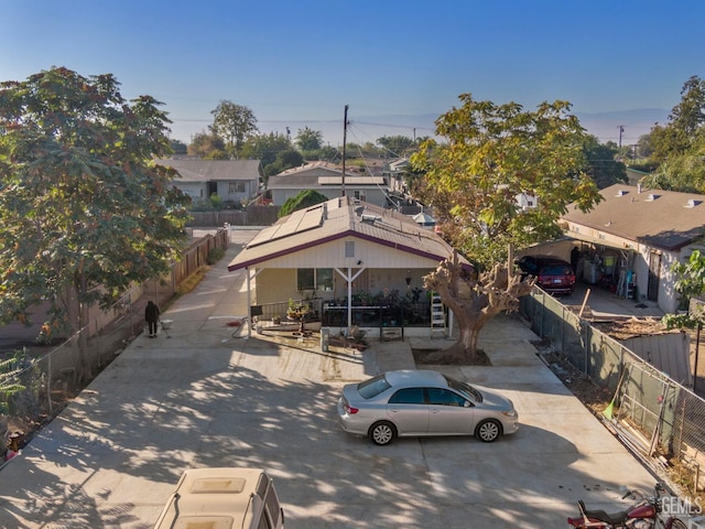 8004 Middleton Ln, Lamont, CA 93241 - view of front of property with fence and a patio