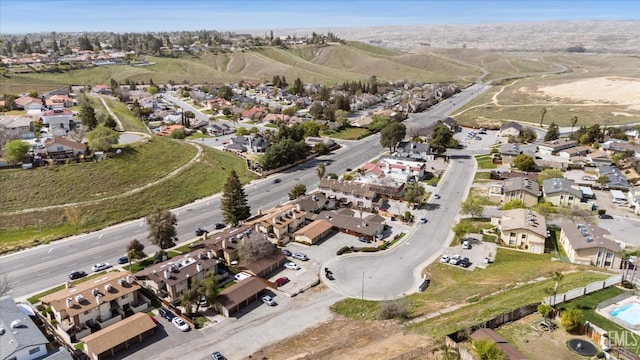 aerial view featuring a residential view