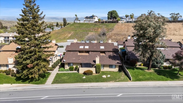 birds eye view of property featuring a residential view