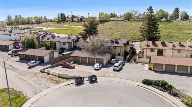 drone / aerial view featuring a residential view