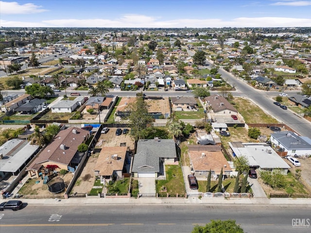 bird's eye view featuring a residential view