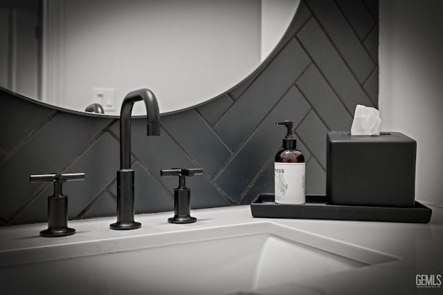 details featuring sink