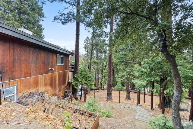 view of yard featuring central AC unit