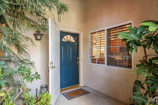 3010 Tea Rose St, Bakersfield, CA 93311 - doorway to property with stucco siding