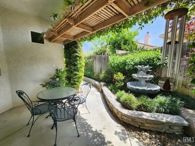 8707 Beau Maison Way, Bakersfield, CA 93311 - view of patio / terrace with outdoor dining space