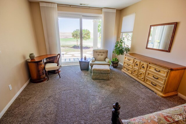 15101 Via Napoli Dr, Bakersfield, CA 93306 - living area featuring carpet flooring and baseboards