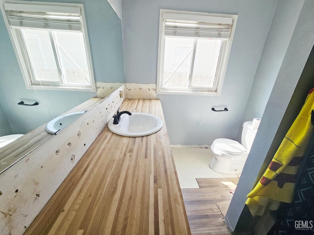 2313 Alturas Dr, Bakersfield, CA 93305 - bathroom featuring toilet and vanity