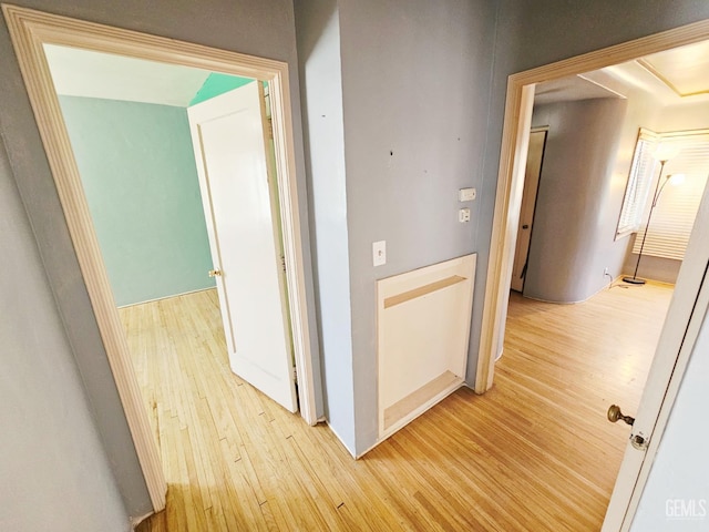 2313 Alturas Dr, Bakersfield, CA 93305 - corridor with light wood-style flooring and baseboards