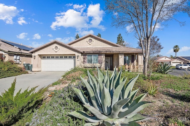 ranch-style house with a garage