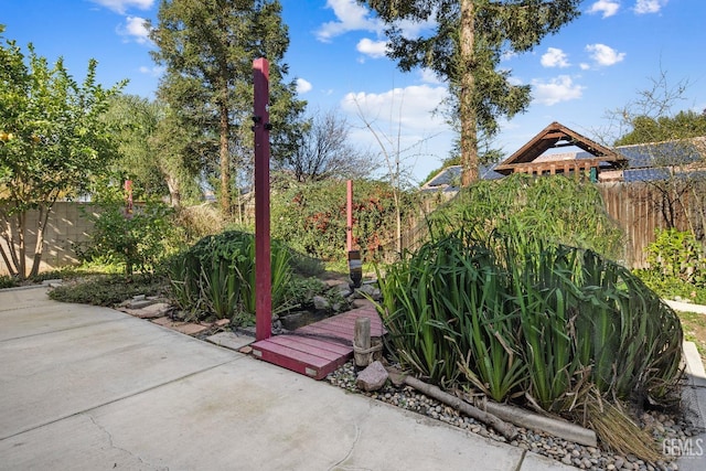 view of yard featuring a patio area