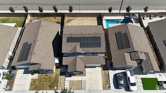 5910 Bogart Dr, Bakersfield, CA 93313 - drone / aerial view of a pool