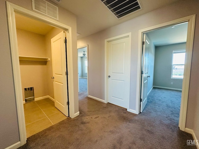 5910 Bogart Dr, Bakersfield, CA 93313 - hall with carpet flooring and baseboards
