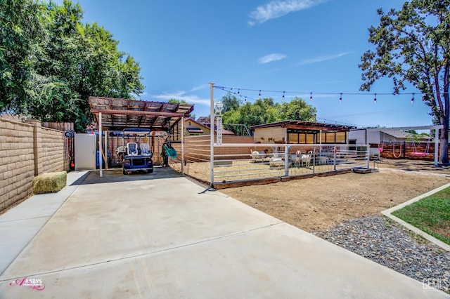 11265 Poulsen Way, Bakersfield, CA 93312 - view of yard featuring an exterior structure and an outbuilding