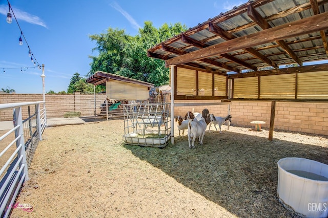 11265 Poulsen Way, Bakersfield, CA 93312 - view of yard featuring an exterior structure and an outbuilding