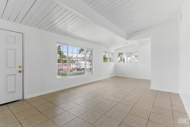 2804 Haley St, Bakersfield, CA 93305 - empty room featuring light tile patterned flooring and baseboards