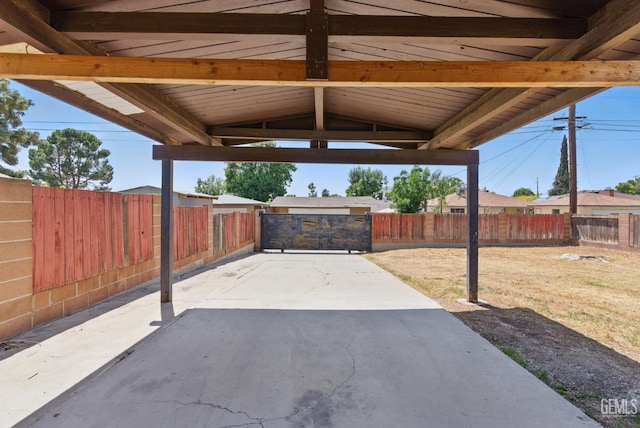2804 Haley St, Bakersfield, CA 93305 - view of patio with a fenced backyard