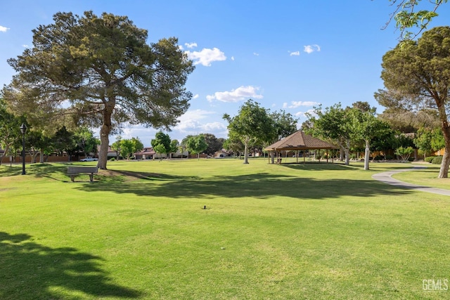 1224 N Mayflower Cir, Ridgecrest, CA 93555 - view of community with a lawn and a gazebo