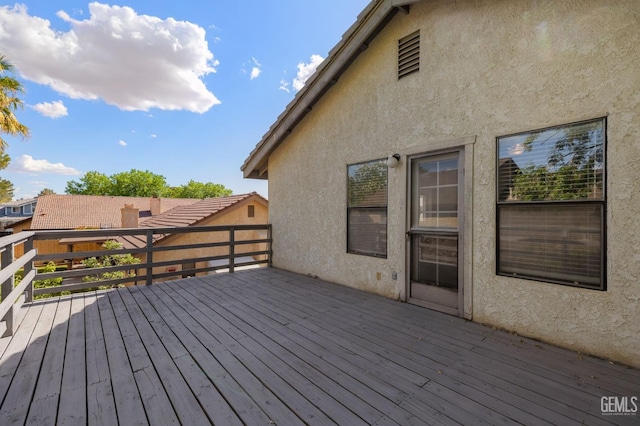 1224 N Mayflower Cir, Ridgecrest, CA 93555 - view of wooden terrace