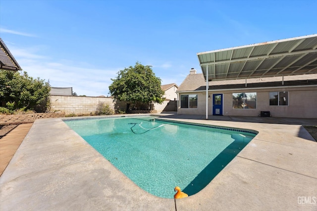 10318 Roehampton Ave, Bakersfield, CA 93312 - view of pool with a patio area and a fenced backyard