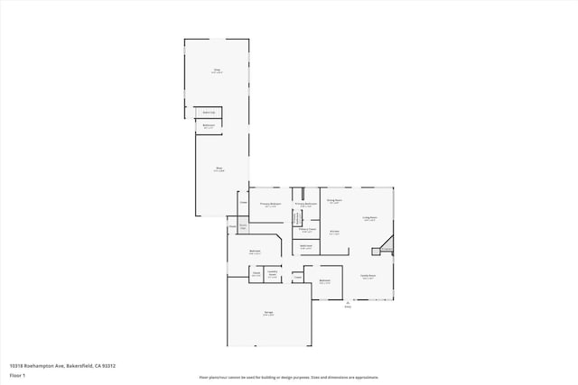 10318 Roehampton Ave, Bakersfield, CA 93312 - view of property floor plan