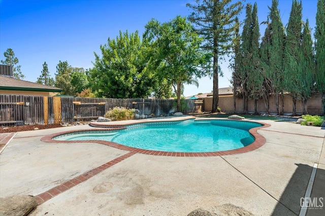 5100 Ruth Ct, Bakersfield, CA 93308 - view of swimming pool with a patio and a fenced backyard
