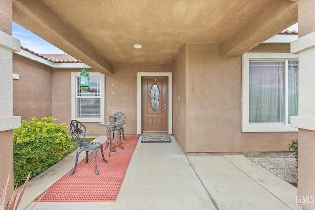 view of entrance to property