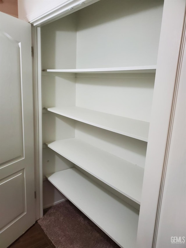 view of closet