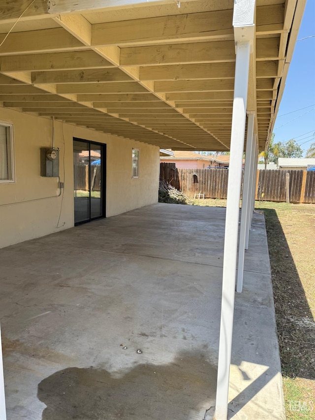 1708 Bower St, Bakersfield, CA 93305 - view of patio / terrace featuring a carport