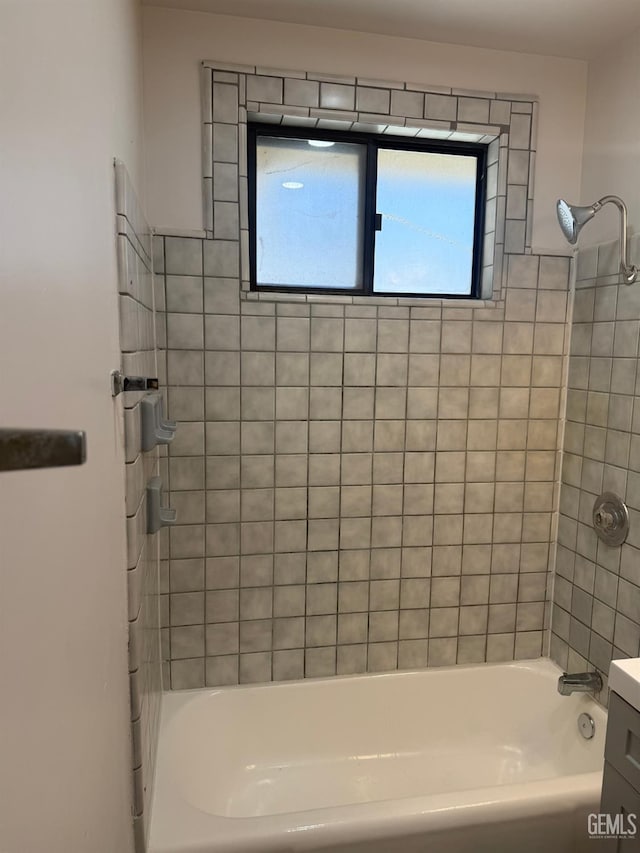 1708 Bower St, Bakersfield, CA 93305 - bathroom with shower / tub combination and vanity