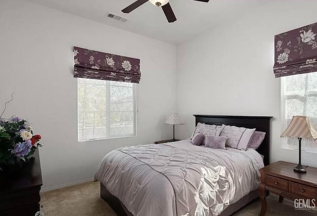9909 Stockholm Pl, Bakersfield, CA 93306 - bedroom featuring ceiling fan and carpet floors