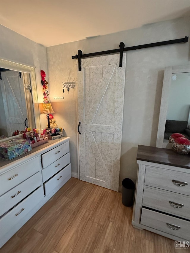 2404 Belvedere Ave, Bakersfield, CA 93304 - bathroom featuring vanity and wood finished floors