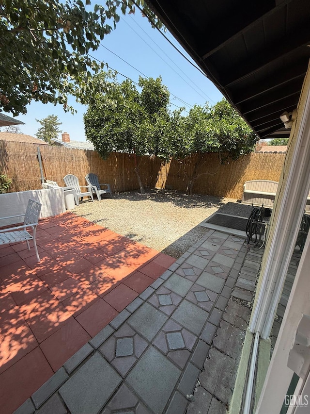2404 Belvedere Ave, Bakersfield, CA 93304 - fenced backyard featuring a patio area