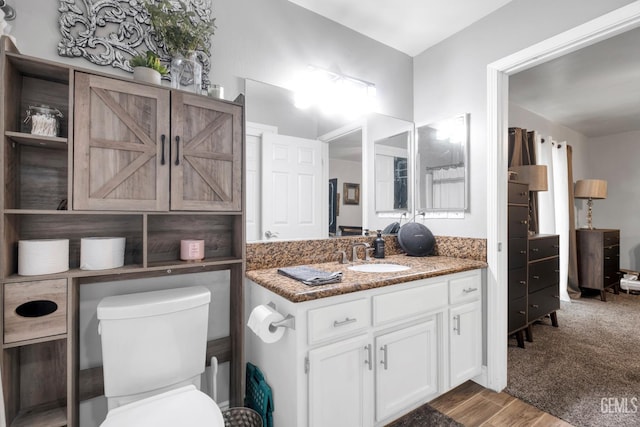 13160 Game Set Way, Bakersfield, CA 93306 - full bathroom featuring vanity and wood finished floors