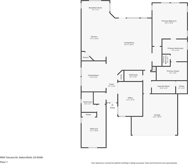 9904 Toscana Dr, Bakersfield, CA 93306 - view of home floor plan