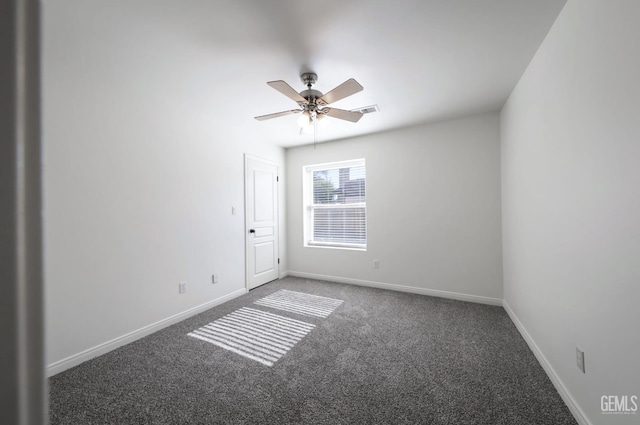 14211 Cedar Creek Ave, Bakersfield, CA 93314 - carpeted spare room with baseboards and a ceiling fan