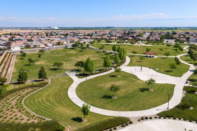 bird's eye view featuring a residential view