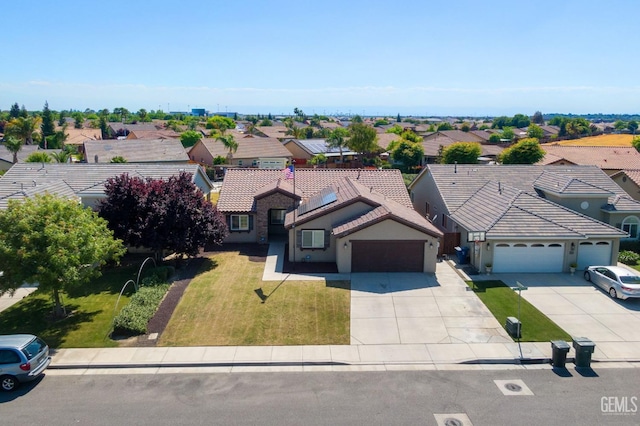 birds eye view of property featuring a residential view