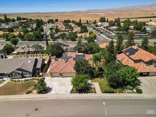 7310 Clifftop Way, Bakersfield, CA 93306 - aerial perspective of suburban area featuring mountains