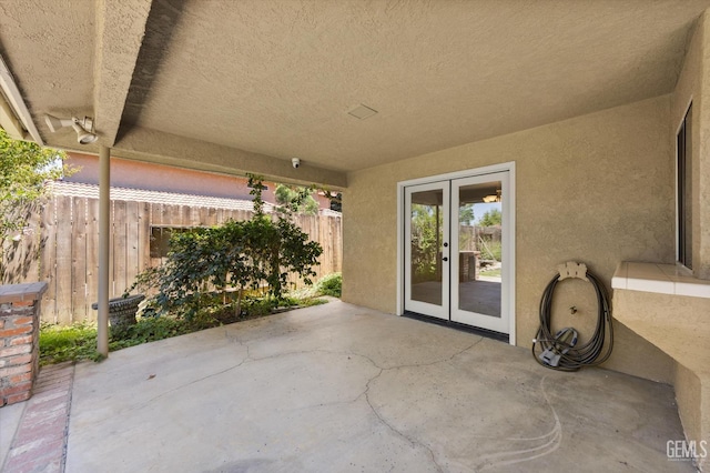 7310 Clifftop Way, Bakersfield, CA 93306 - view of patio with french doors