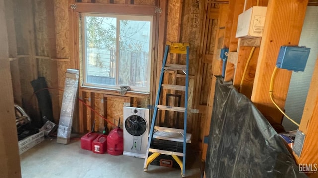 view of laundry room