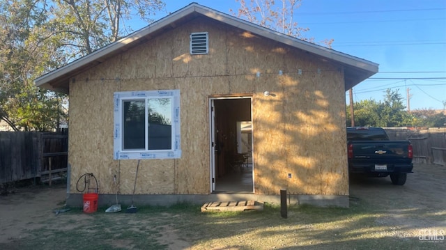 view of back of property