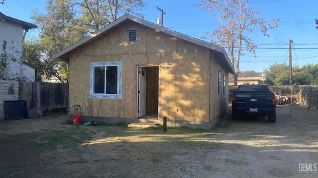 view of back of property