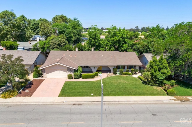 2513 Elm St, Bakersfield, CA 93301 - view of subject property with a tree filled landscape