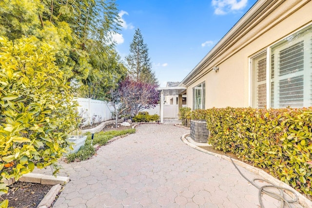 view of patio / terrace with fence
