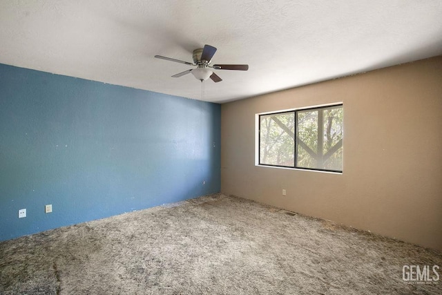 4120 Willow Trl, Frazier Park, CA 93225 - carpeted empty room with ceiling fan