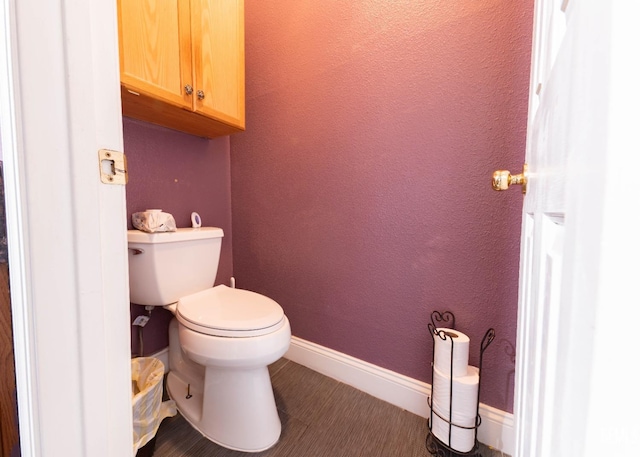 bathroom featuring toilet