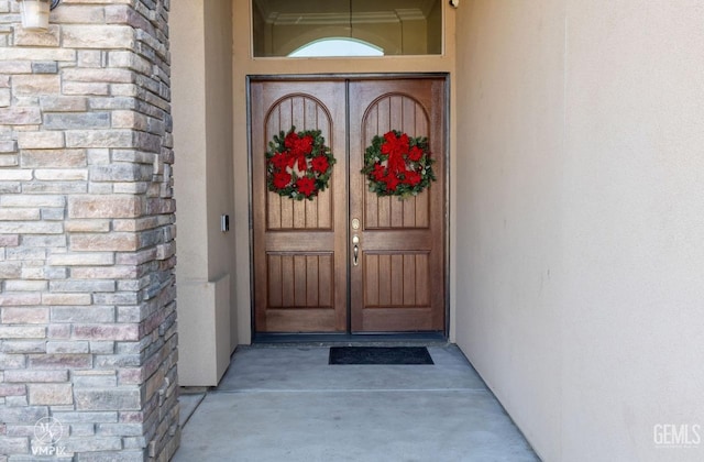 view of property entrance